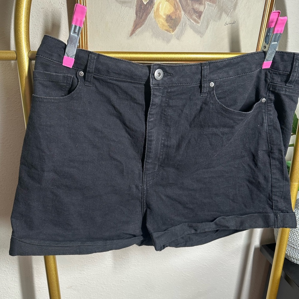 Forever 21 Dark Denim Jean Shorts